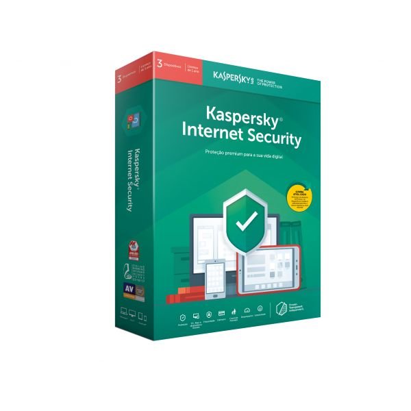 KASPERSKY - Internet Security Multi-Device 2019 3 Utilizadores Renov PT